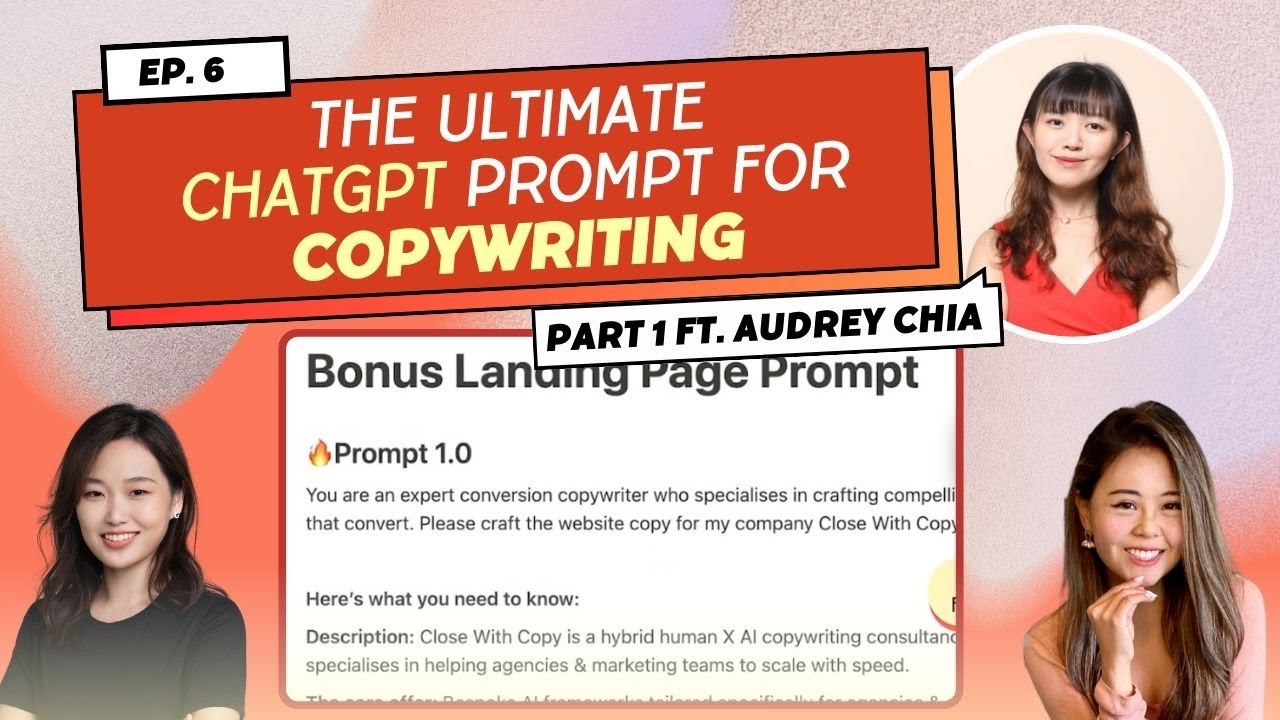 Episode 6 — The ultimate ChatGPT prompt for copywriting
