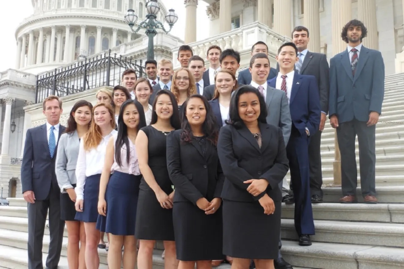 With other fellows in Washington, DC - Summer 2014